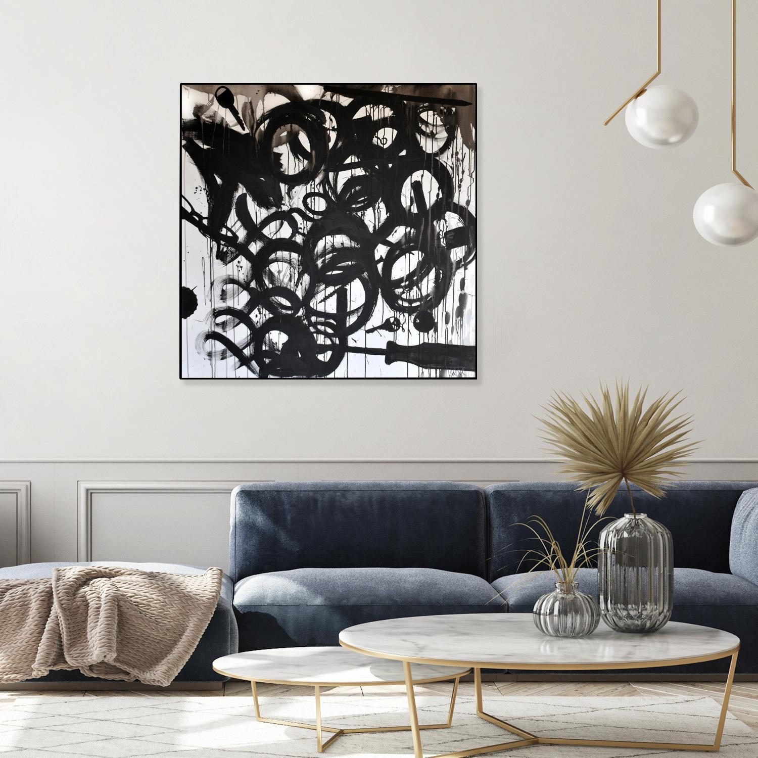 Junk Drawer by KenT Youngstrom on GIANT ART - black and white abstract