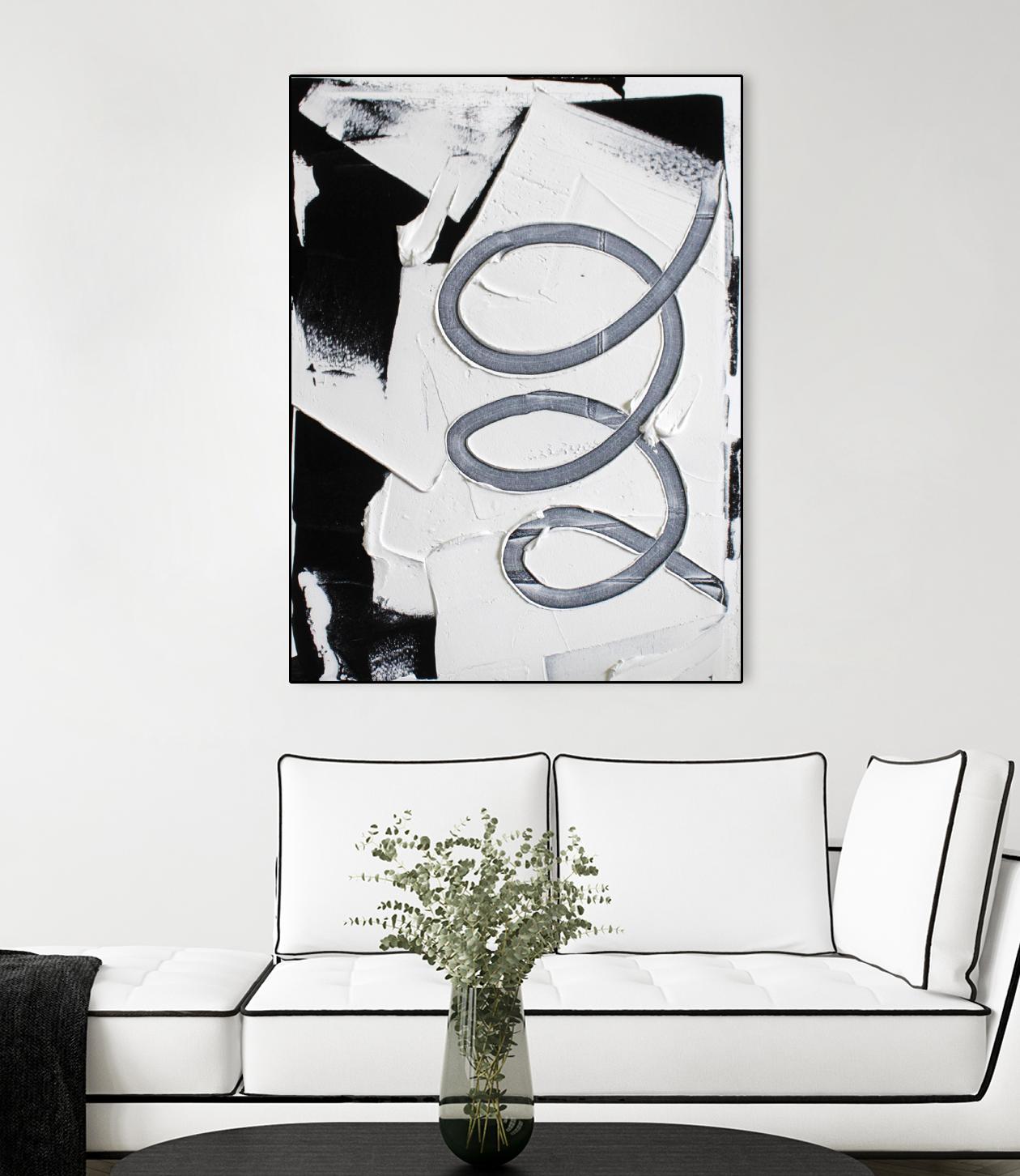 Swirl  by KenT Youngstrom  on GIANT ART - black and white  abstract