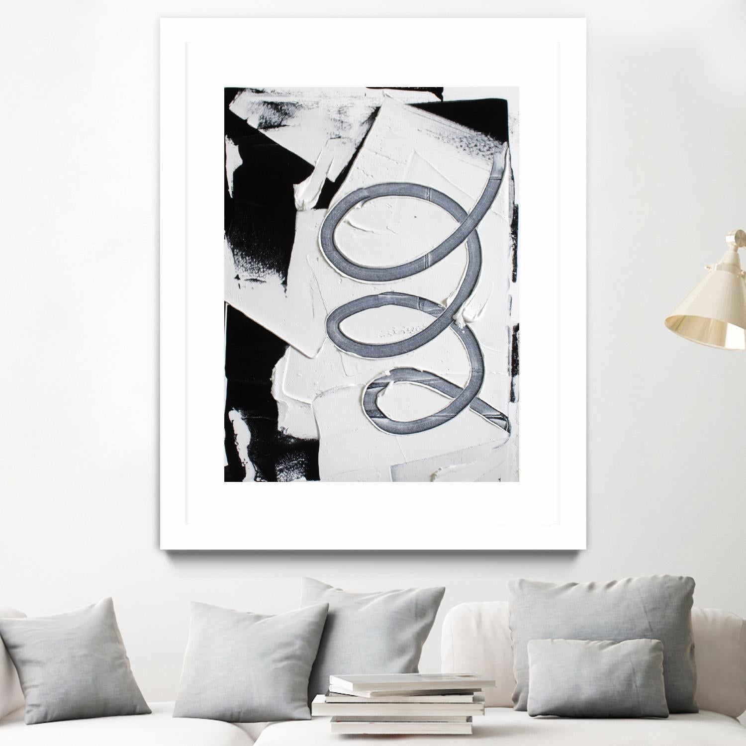 Swirl  by KenT Youngstrom  on GIANT ART - black and white  abstract