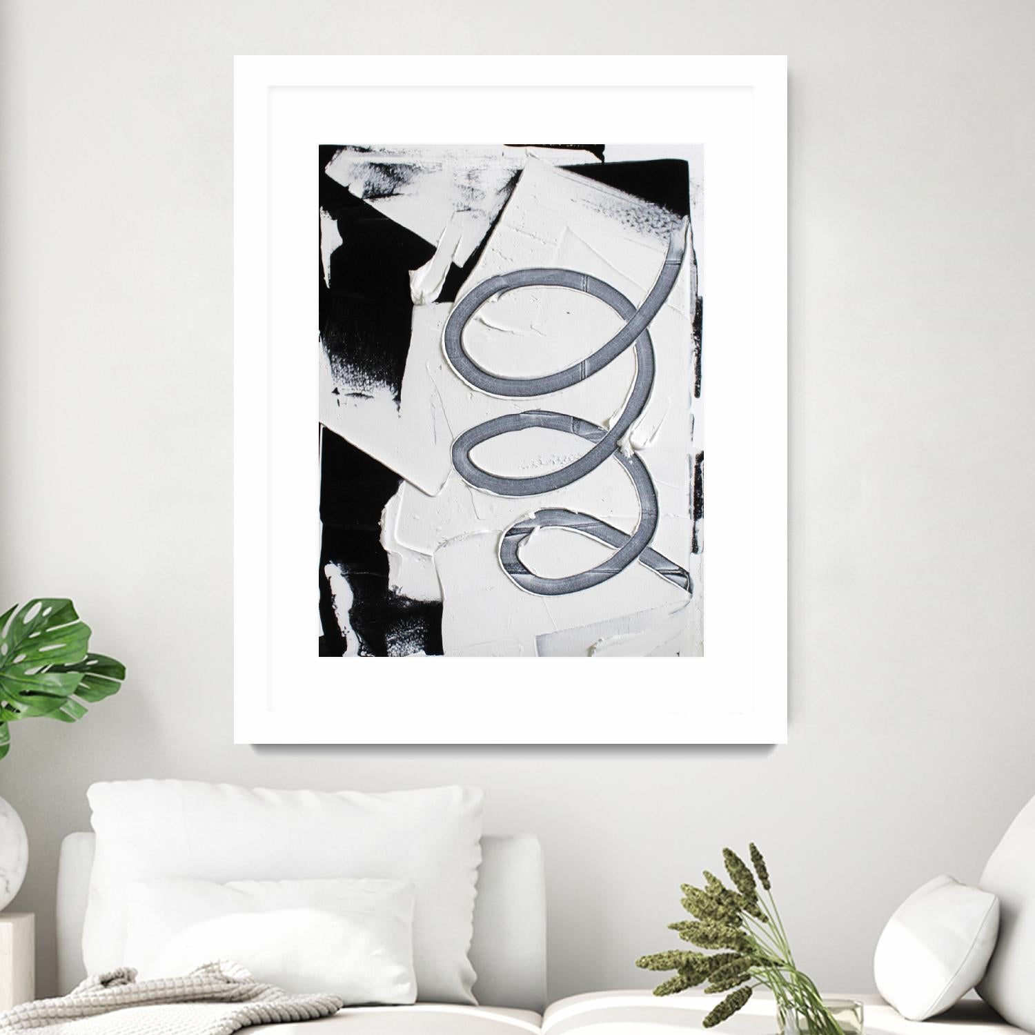 Swirl  by KenT Youngstrom  on GIANT ART - black and white  abstract