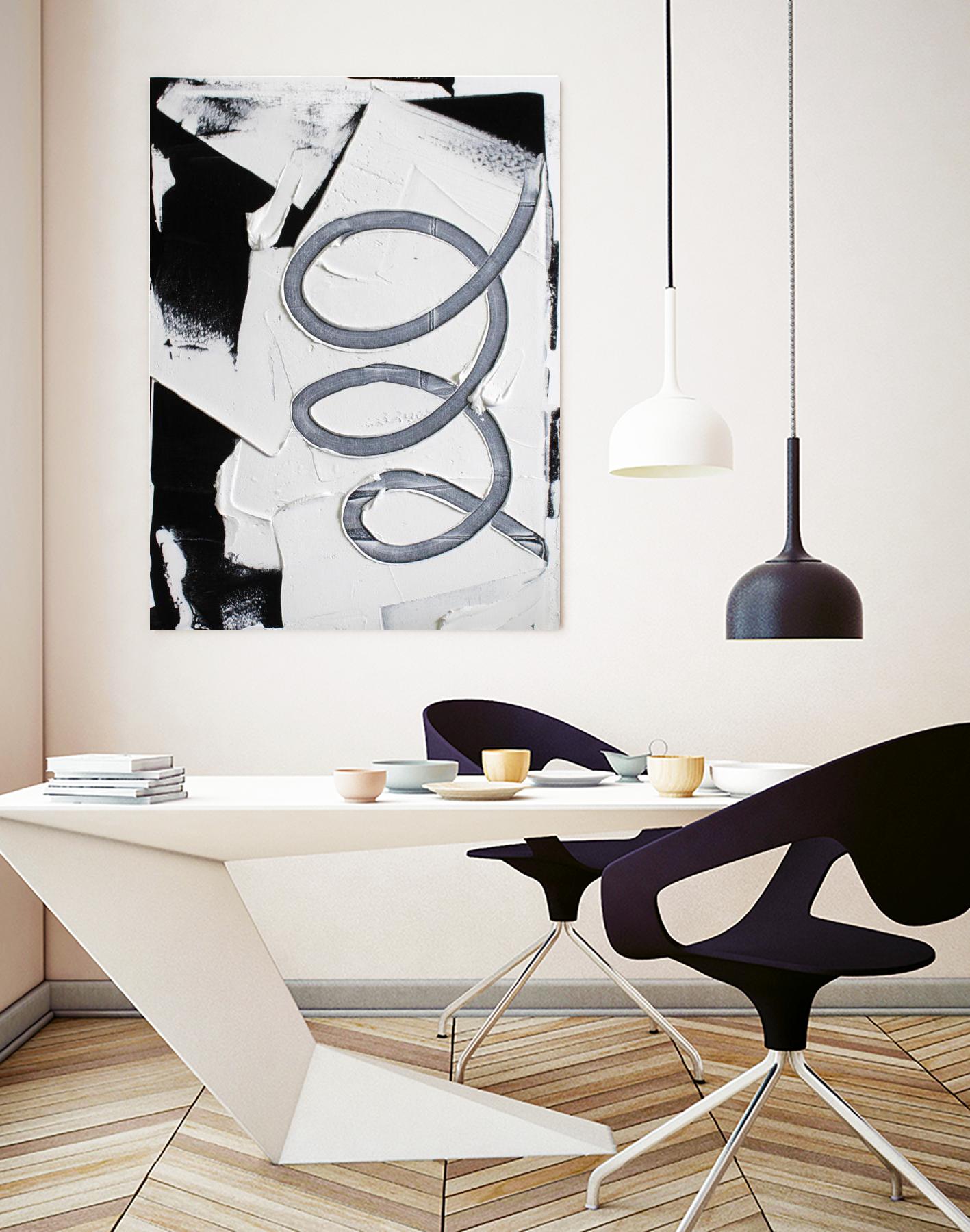 Swirl  by KenT Youngstrom  on GIANT ART - black and white  abstract