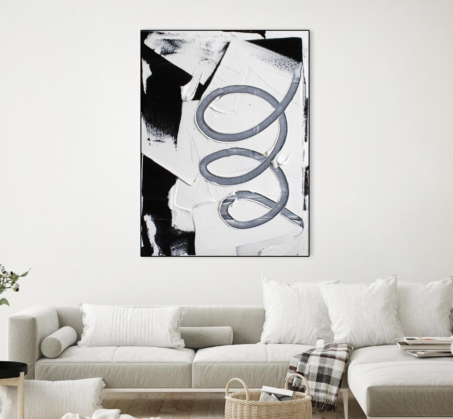 Swirl  by KenT Youngstrom  on GIANT ART - black and white  abstract