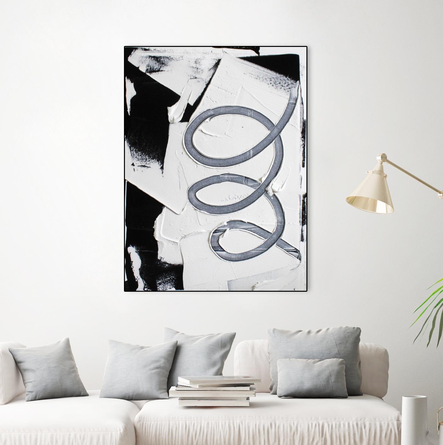 Swirl  by KenT Youngstrom  on GIANT ART - black and white  abstract