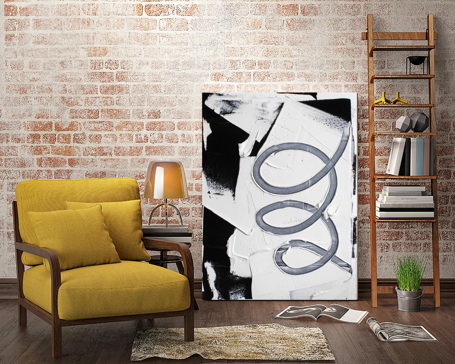 Swirl  by KenT Youngstrom  on GIANT ART - black and white  abstract
