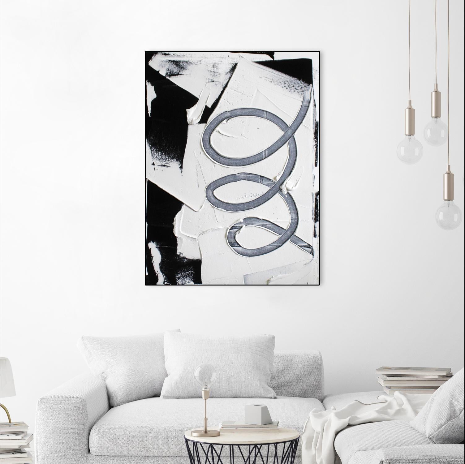 Swirl  by KenT Youngstrom  on GIANT ART - black and white  abstract