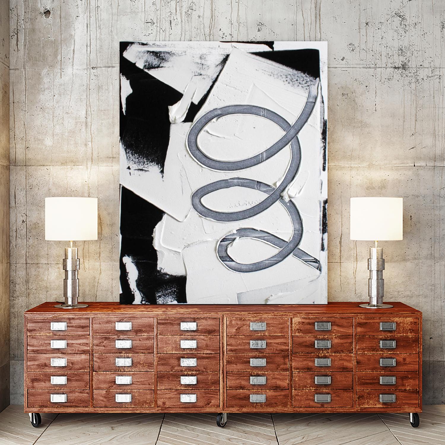 Swirl  by KenT Youngstrom  on GIANT ART - black and white  abstract