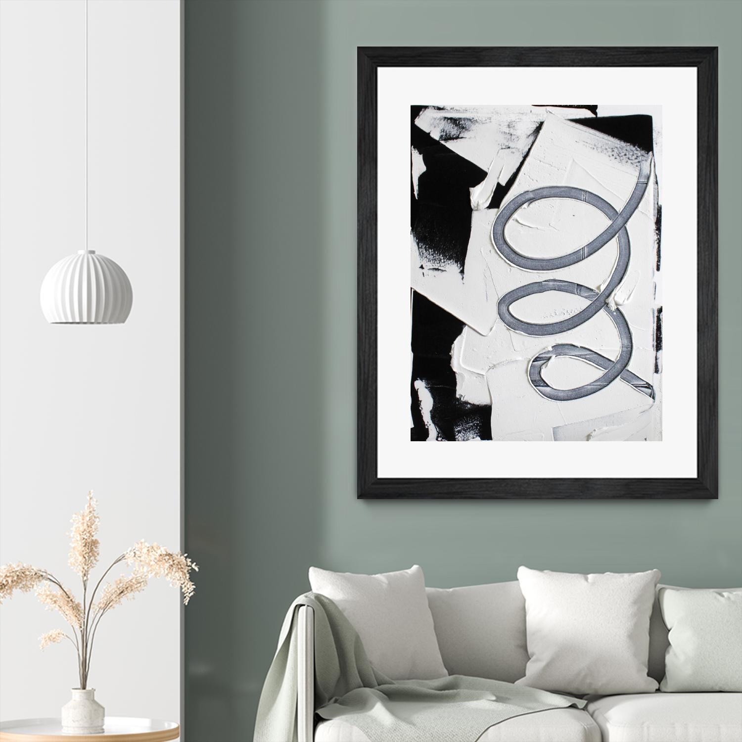 Swirl  by KenT Youngstrom  on GIANT ART - black and white  abstract