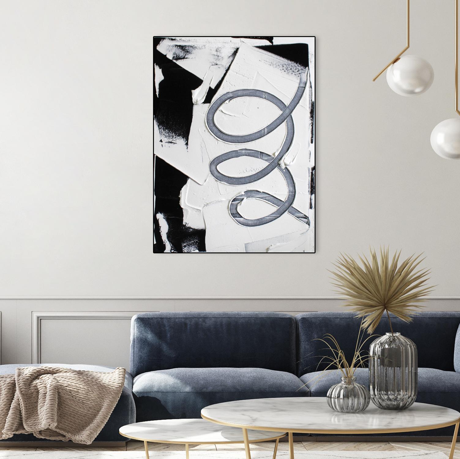 Swirl  by KenT Youngstrom  on GIANT ART - black and white  abstract