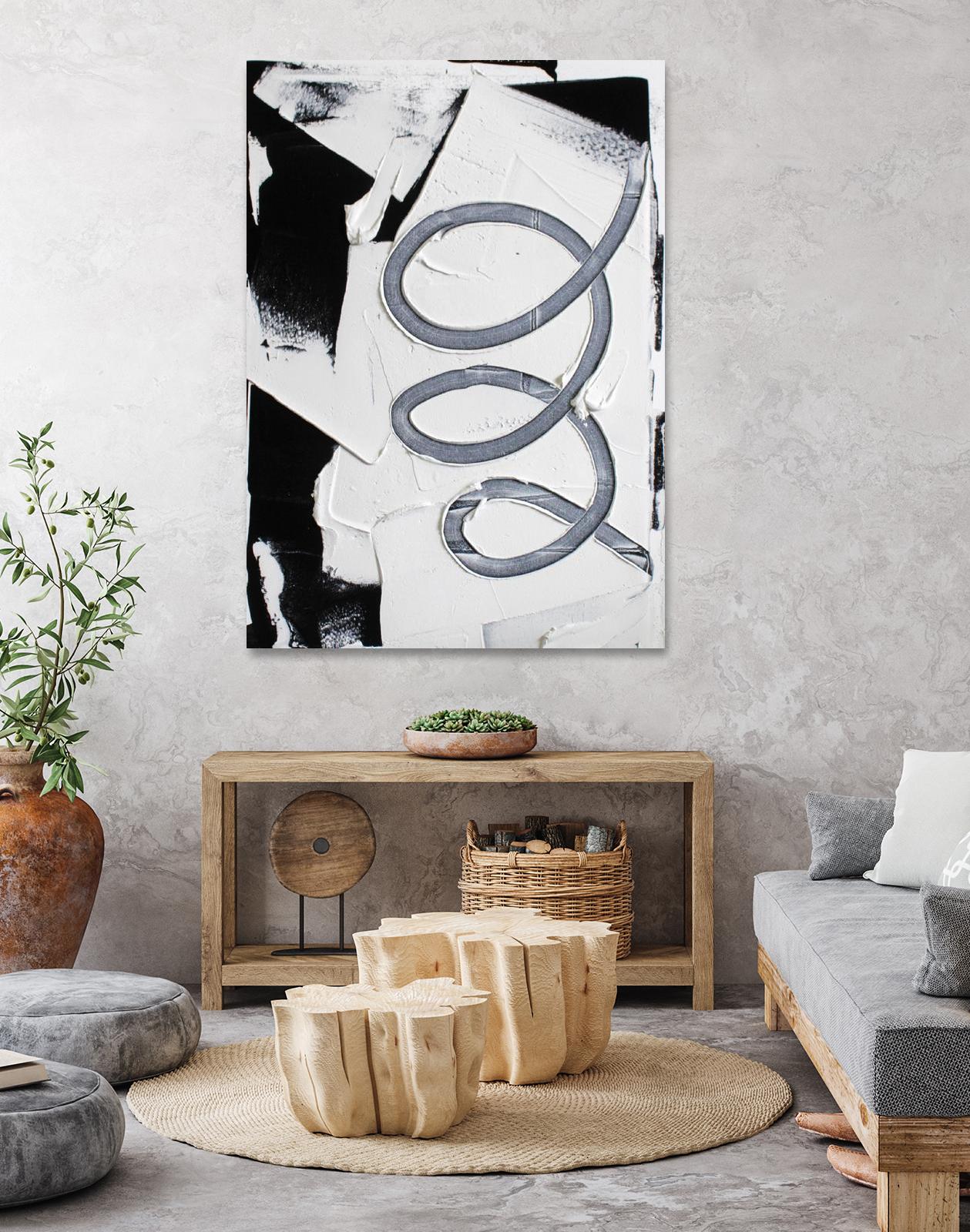 Swirl  by KenT Youngstrom  on GIANT ART - black and white  abstract