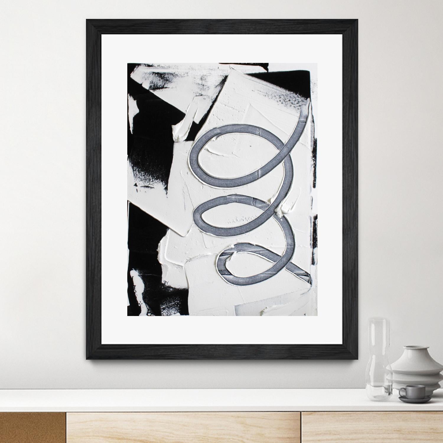Swirl  by KenT Youngstrom  on GIANT ART - black and white  abstract