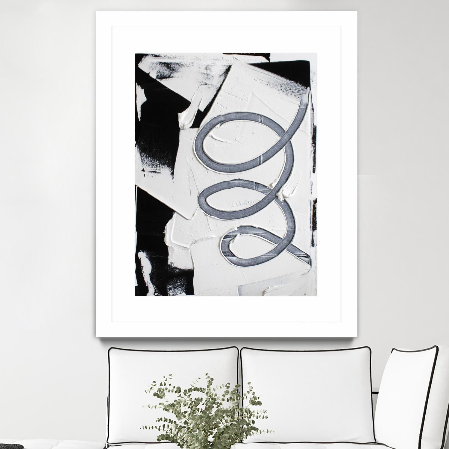 Swirl  by KenT Youngstrom  on GIANT ART - black and white  abstract