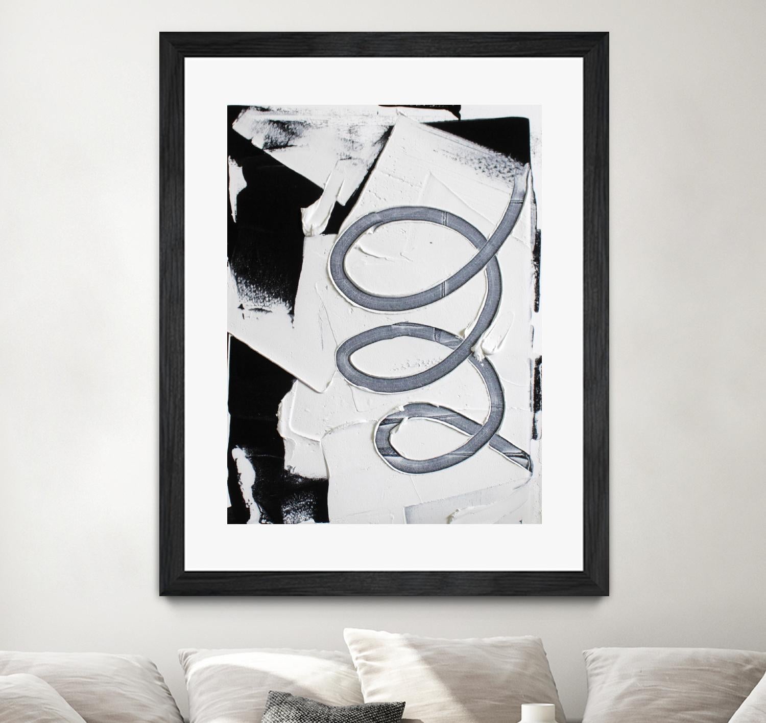 Swirl  by KenT Youngstrom  on GIANT ART - black and white  abstract