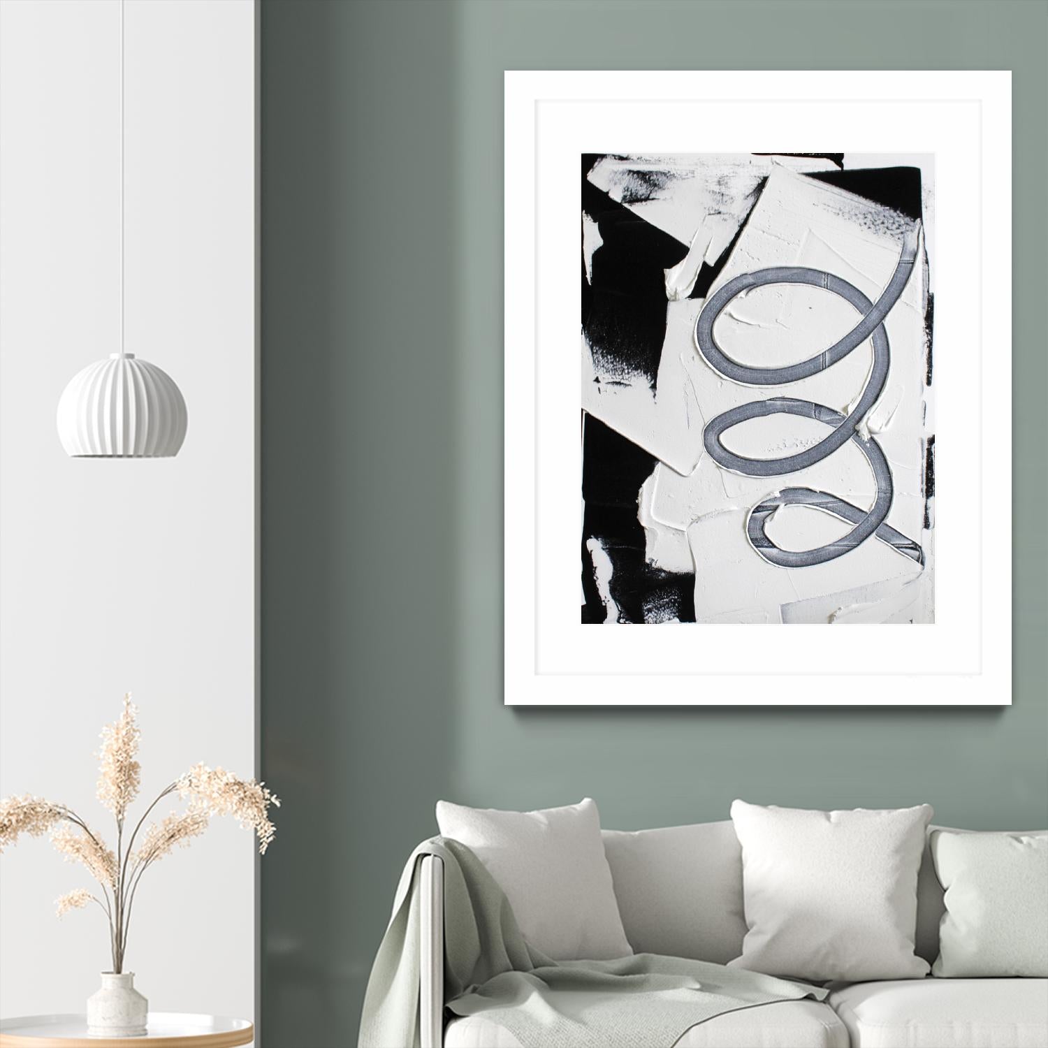 Swirl  by KenT Youngstrom  on GIANT ART - black and white  abstract