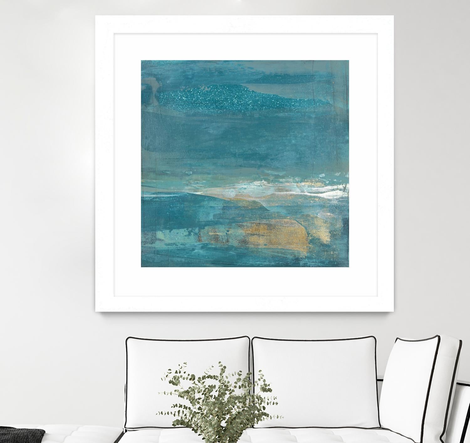 Indigo Evening 2 by Maeve Harris on GIANT ART - gold abstract