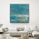 Indigo Evening 2 by Maeve Harris on GIANT ART - gold abstract