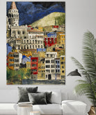 Urbana 1 by Susan Gillette on GIANT ART - beige city scene