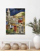 Urbana 1 by Susan Gillette on GIANT ART - beige city scene