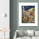 Urbana 1 by Susan Gillette on GIANT ART - beige city scene