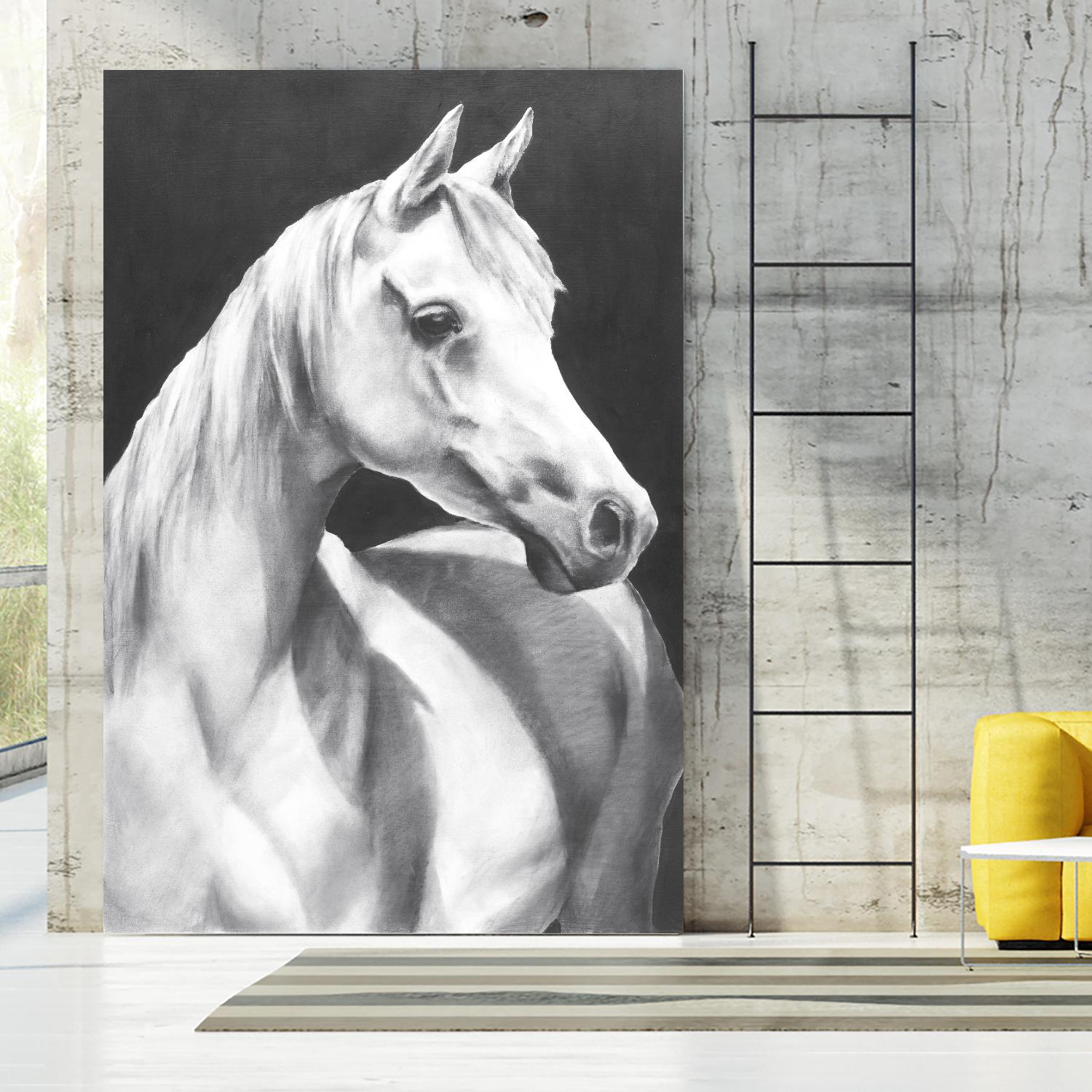 Return To Me 1 by Sarah Helser on GIANT ART - white animals