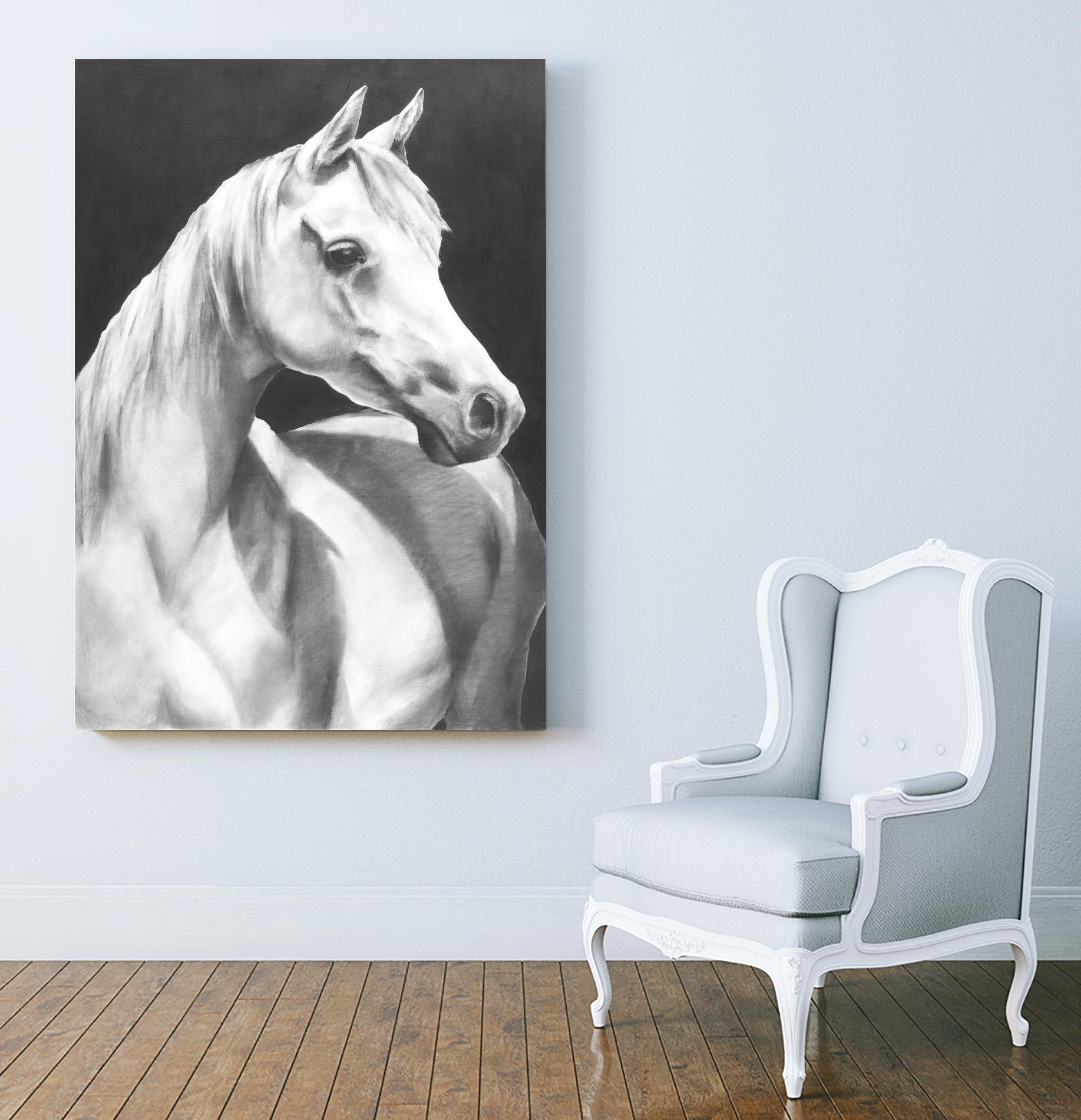 Return To Me 1 by Sarah Helser on GIANT ART - white animals