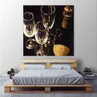 Champagne For Three by Ray Pelley on GIANT ART - white fruit-food-drink