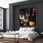 Champagne For Three by Ray Pelley on GIANT ART - white fruit-food-drink