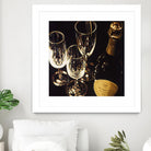 Champagne For Three by Ray Pelley on GIANT ART - white fruit-food-drink