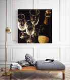 Champagne For Three by Ray Pelley on GIANT ART - white fruit-food-drink