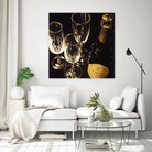 Champagne For Three by Ray Pelley on GIANT ART - white fruit-food-drink
