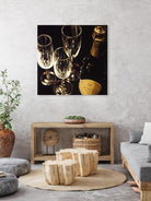 Champagne For Three by Ray Pelley on GIANT ART - white fruit-food-drink