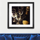 Champagne For Three by Ray Pelley on GIANT ART - white fruit-food-drink