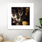 Champagne For Three by Ray Pelley on GIANT ART - white fruit-food-drink