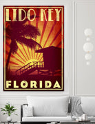 Lido Key by Stella Bradley on GIANT ART - yellow tropical