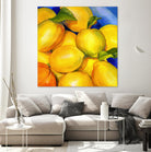 Zest For Life by Terri Hill on GIANT ART - blue fruit-food-drink