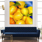 Zest For Life by Terri Hill on GIANT ART - blue fruit-food-drink