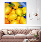 Zest For Life by Terri Hill on GIANT ART - blue fruit-food-drink