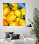 Zest For Life by Terri Hill on GIANT ART - blue fruit-food-drink