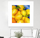 Zest For Life by Terri Hill on GIANT ART - blue fruit-food-drink