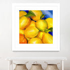 Zest For Life by Terri Hill on GIANT ART - blue fruit-food-drink