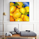 Zest For Life by Terri Hill on GIANT ART - blue fruit-food-drink