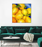 Zest For Life by Terri Hill on GIANT ART - blue fruit-food-drink