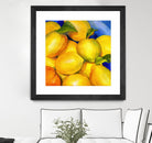 Zest For Life by Terri Hill on GIANT ART - blue fruit-food-drink
