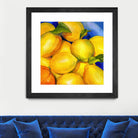Zest For Life by Terri Hill on GIANT ART - blue fruit-food-drink