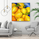 Zest For Life by Terri Hill on GIANT ART - blue fruit-food-drink