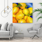 Zest For Life by Terri Hill on GIANT ART - blue fruit-food-drink