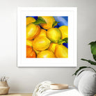 Zest For Life by Terri Hill on GIANT ART - blue fruit-food-drink
