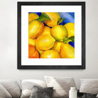 Zest For Life by Terri Hill on GIANT ART - blue fruit-food-drink
