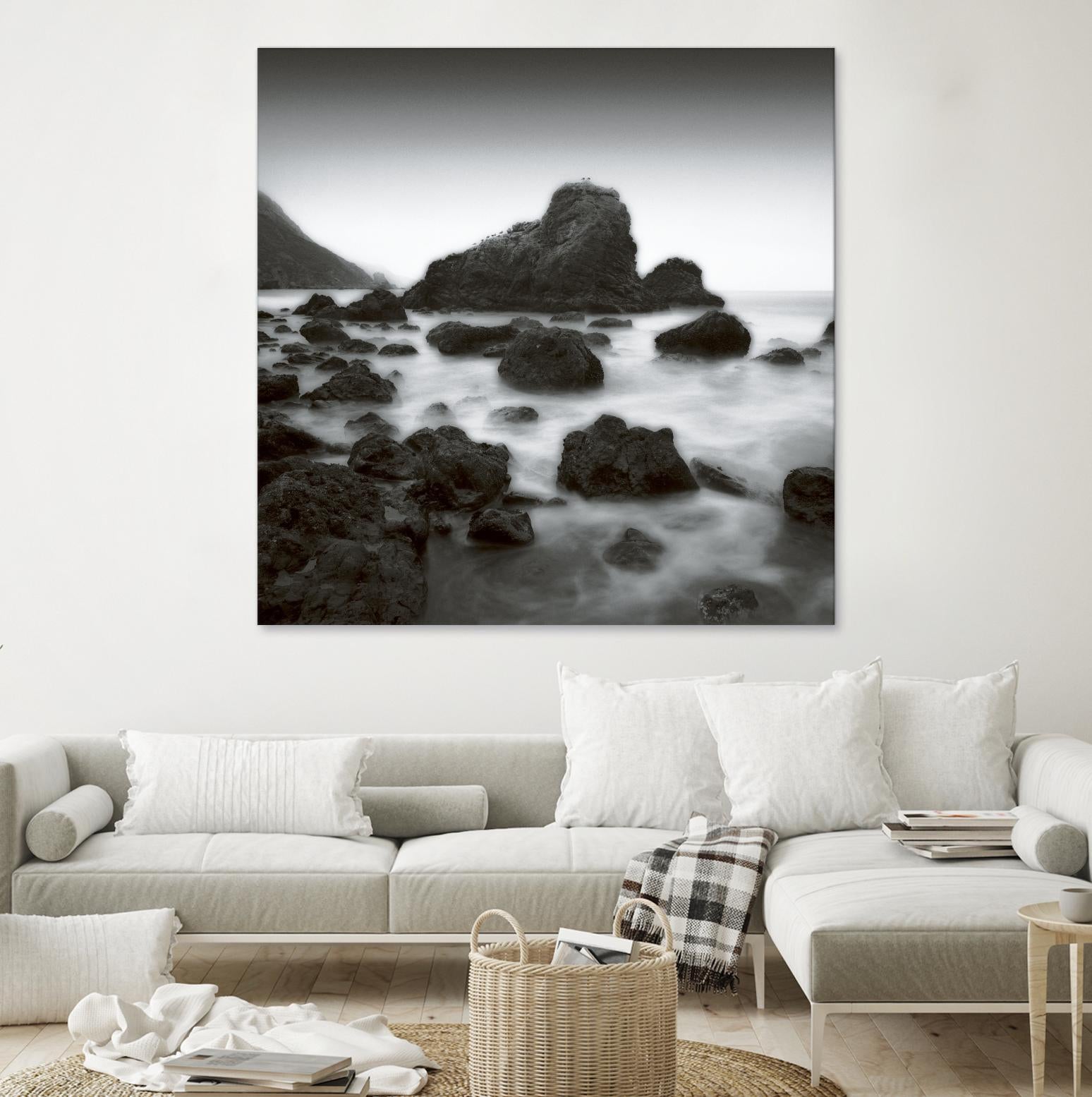 Ocean Rocks Muir Beach by Jamie Cook on GIANT ART - white sea scene
