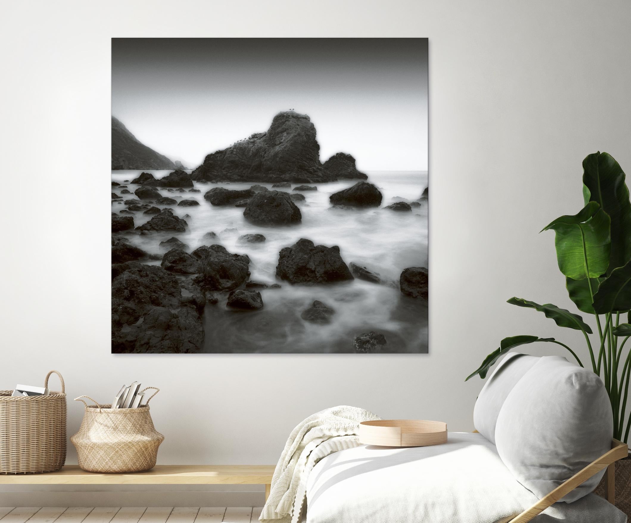Ocean Rocks Muir Beach by Jamie Cook on GIANT ART - white sea scene