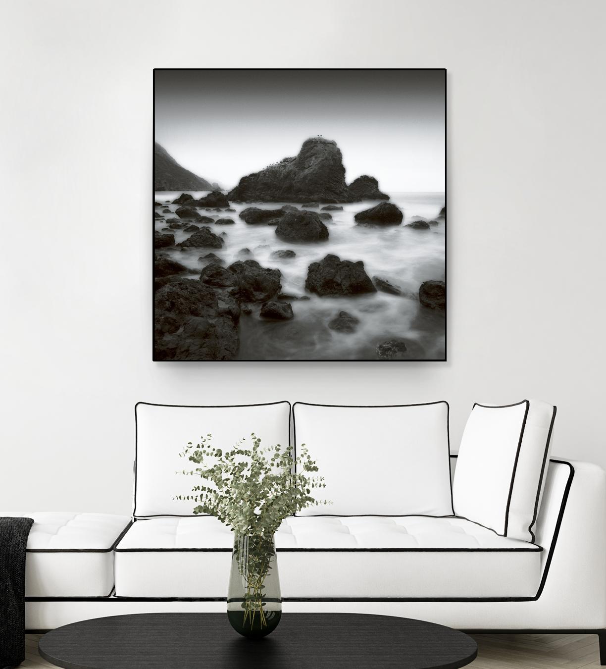 Ocean Rocks Muir Beach by Jamie Cook on GIANT ART - white sea scene
